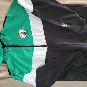 NBA Boston Celtics Green and Black Jacket Size Large